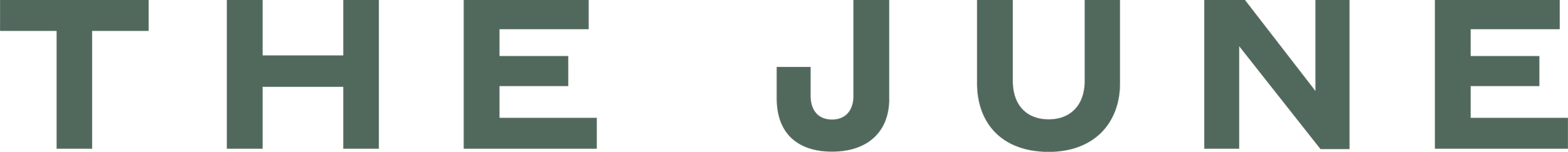 The June wordmark